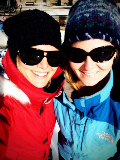 Rocking out our Oakleys while ice skating :)