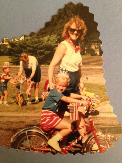 My mom and I on 4th of July.